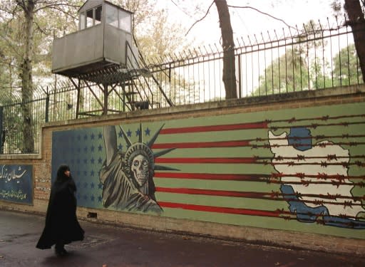 Iranians are to celebrate the hostage crisis with the unveiling of freshly painted murals on the walls of the former US embassy in Tehran, now a museum chronicling US "arrogance" around the world