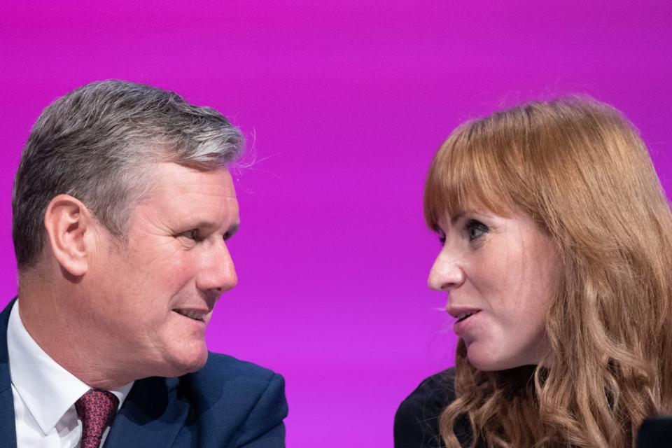 Labour Party leader Sir Keir Starmer and deputy leader Angela Rayner (Stefan Rousseau/PA) (PA Wire)