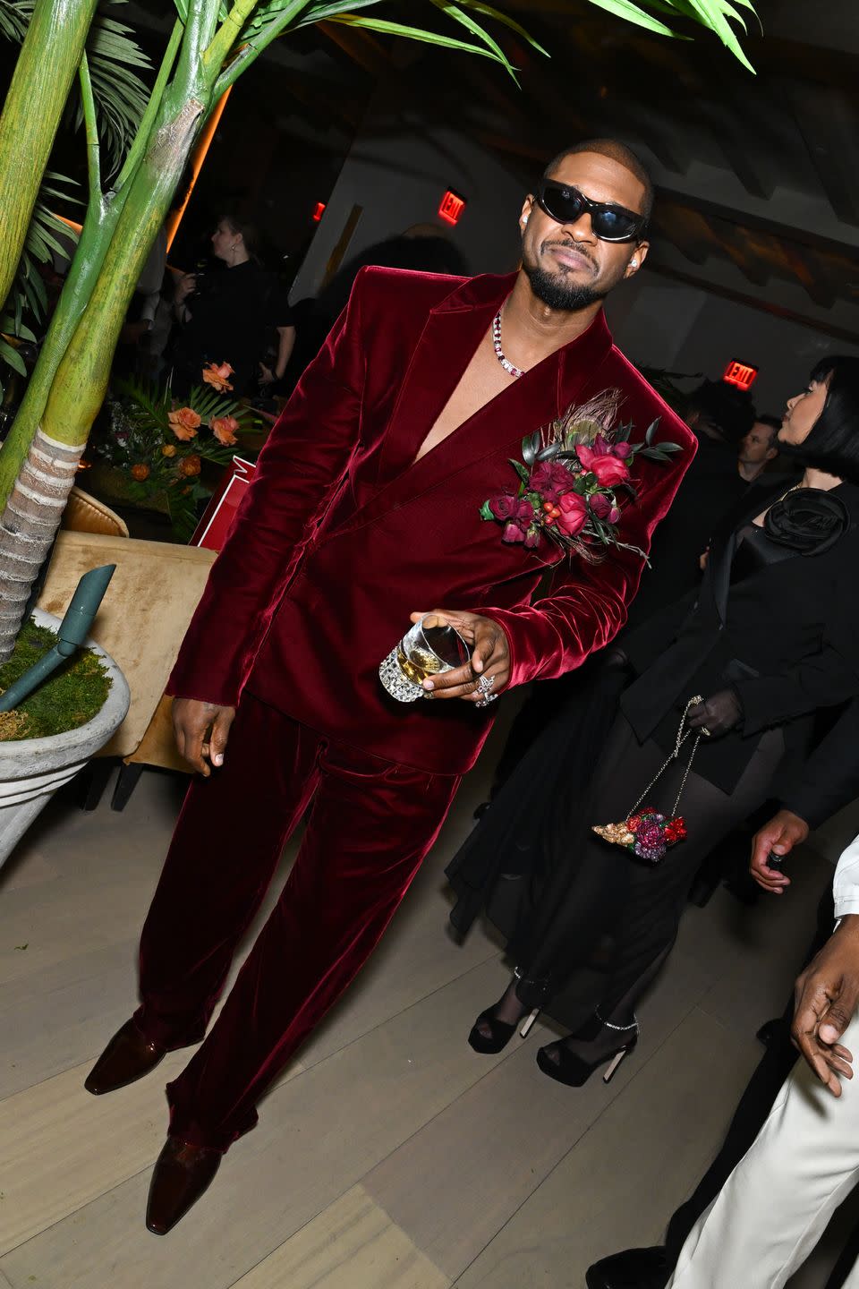 usher at ushers secret garden met gala after party held at the times square edition on may 6, 2024 in new york, new york photo by gilbert floreswwd via getty images