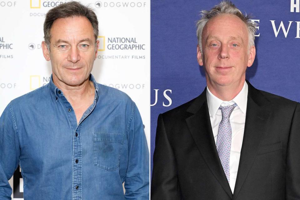 <p>David M. Benett/Dave Benett/Getty; Axelle/Bauer-Griffin/FilmMagic</p> Jason Isaacs and Mike White.