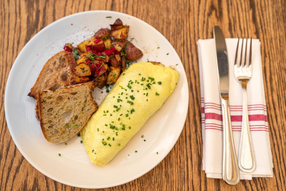 Almond in Palm Beach will offer moms a complimentary mimosa for Mother's Day and regular brunch favorites, like the lobster omelette with homefries and toast, will be available.