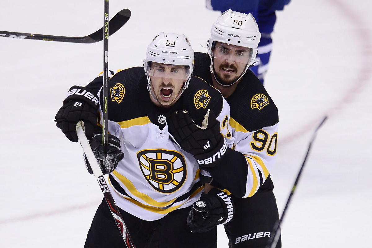 Bruins Marchand back to his sneaky ways against Blue Jackets