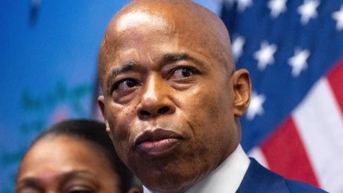 New York City Mayor Eric Adams is catching heat for his comments about its “low-skill” workers in response to rising cases of the omicron variant of COVID-19. (Photo: David Dee Delgado/Getty Images)