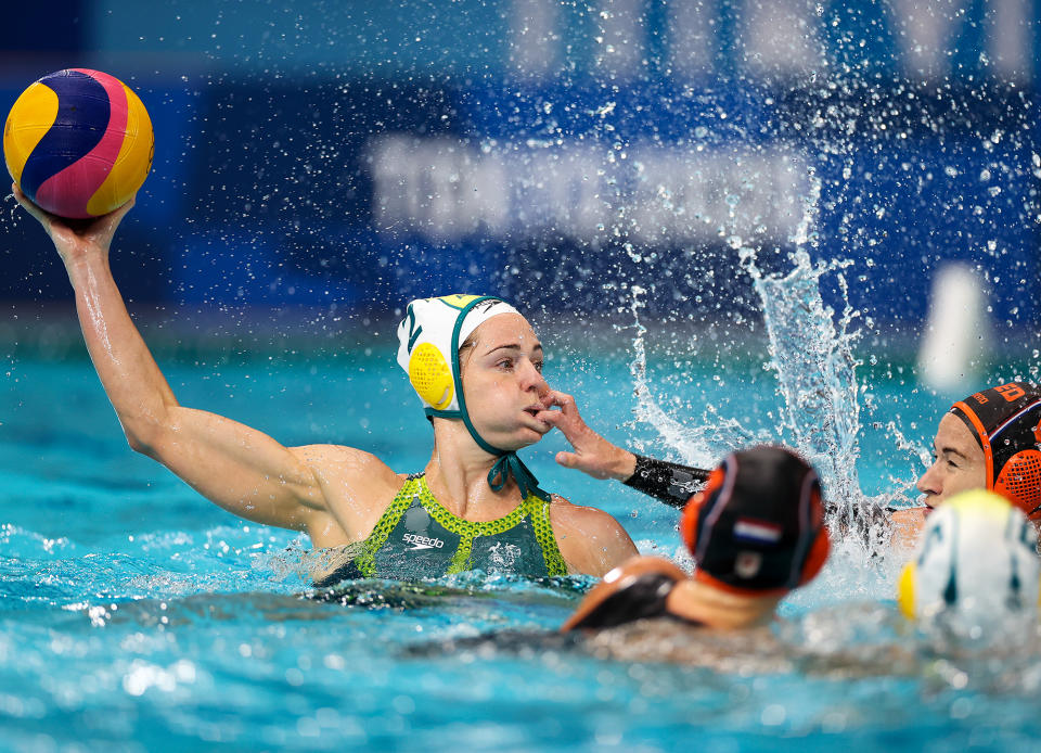 <p>Australia faces the Netherlands in a preliminary water polo match on July 26. </p>