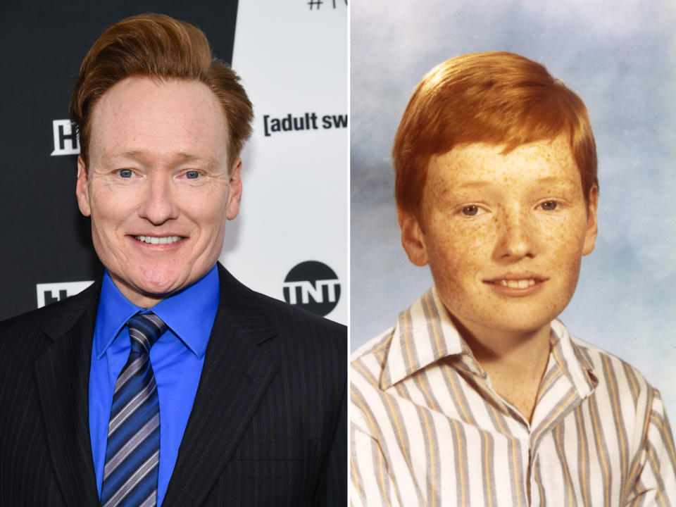 <p>Ulknudel und Moderator Conan O’Brien fällt mit seinem roten Haarschopf immer noch auf. Als Teenager konnte man dazu seine zahlreichen Sommersprossen noch viel deutlicher sehen. Er nimmt es mit Humor und scherzt: “Dieses Foto wurde aufgenommen, als ich David Letterman ersetzt habe.” (Bild-Copyright: Evan Agostini/Invision/AP, ConanOBrien/Twitter) </p>