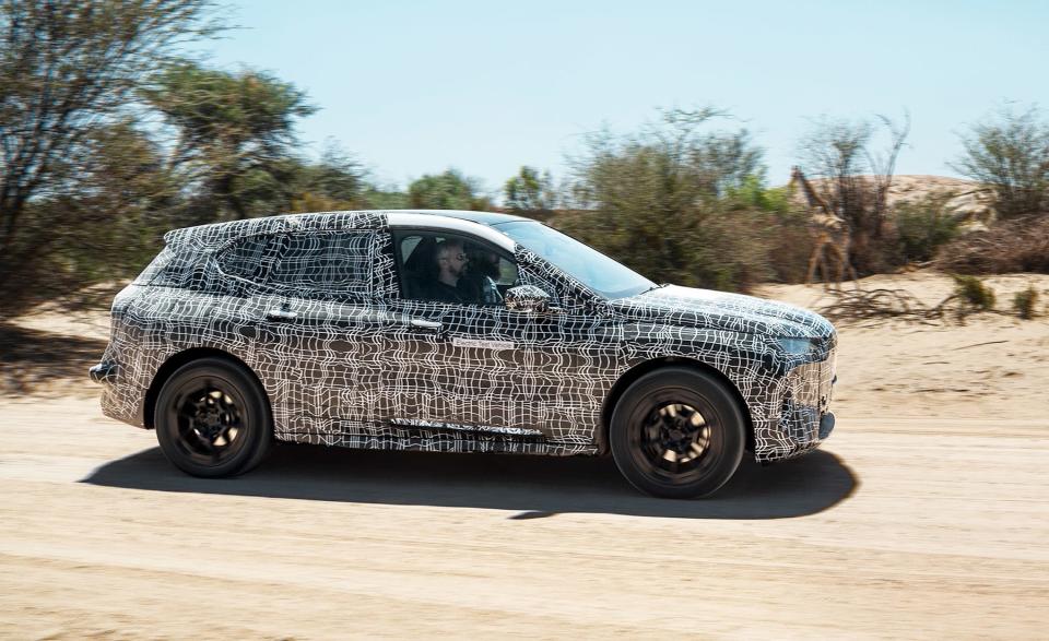 BMW iNext hot climate test EV