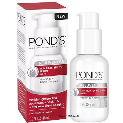 best-skincare-routine-for-40s-ponds rejuveness skin tightening serum