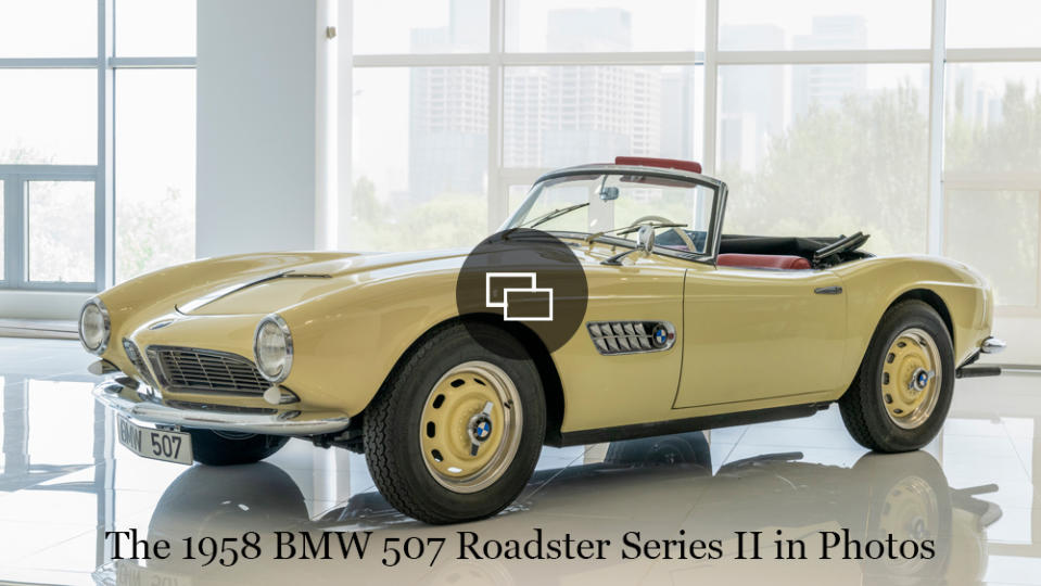 A 1958 BMW 507 Roadster Series II.