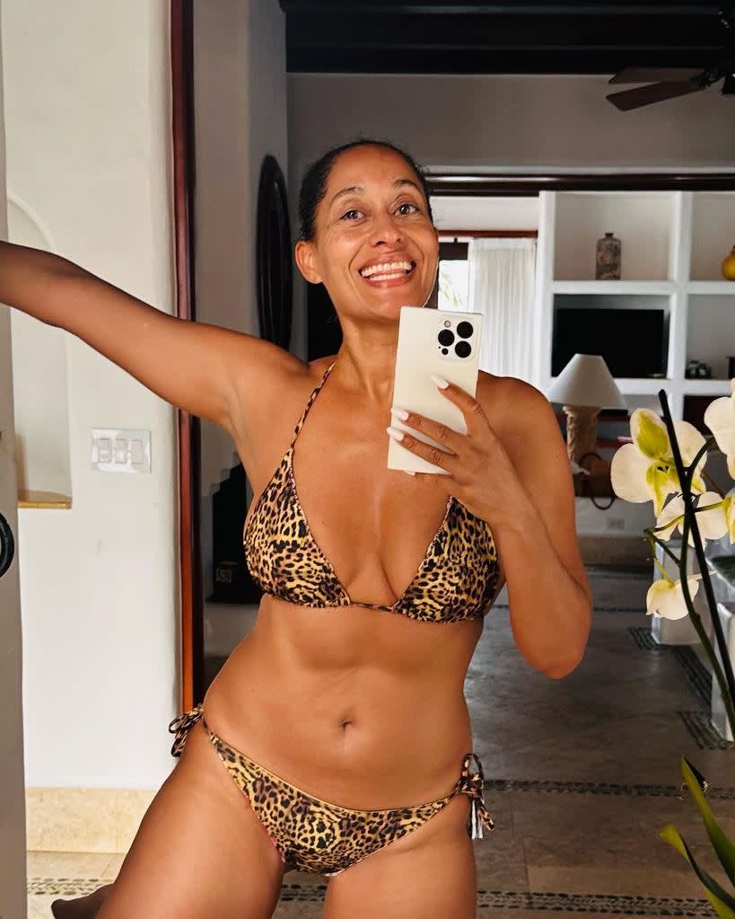 tracee ellis ross bikini mirror selfie