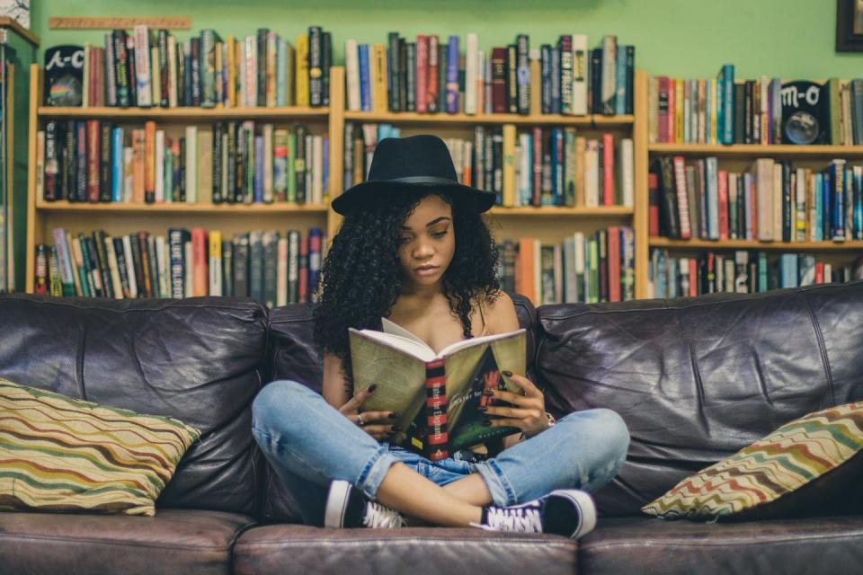 <span class="caption">People who reported they read for their own enjoyment were also more proficient in terms of language skills and this was partially explained by how much fiction they had read.</span> <span class="attribution"><span class="source">(Seven Shooter/Unsplash)</span></span>