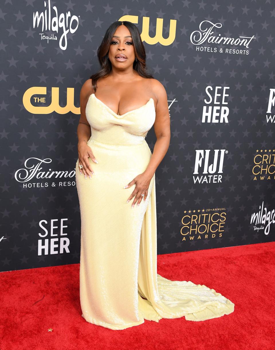 : Niecy Nash-Betts arrives at the 28th Annual Critics Choice Awards at Fairmont Century Plaza on January 15, 2023 in Los Angeles, California.