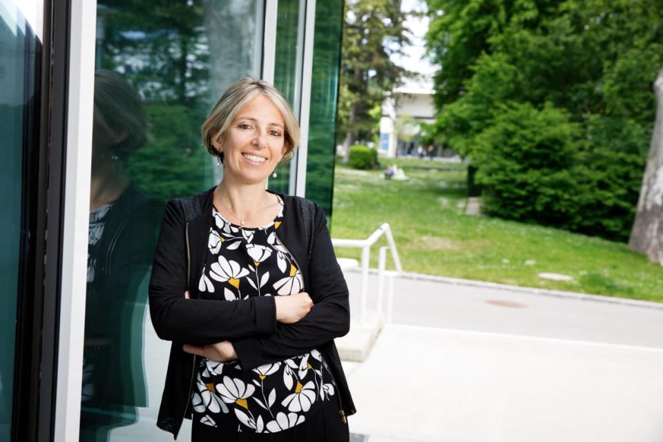 <div class="inline-image__caption"><p>Gaia Novarino, a neuroscientist at The Institute of Science and Technology Austria, led the new brain organoid study. </p></div> <div class="inline-image__credit">Peter Rigaud</div>