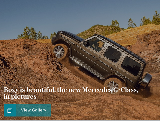 Boxy is beautiful: the new Mercedes-Benz G-Class, in pictures