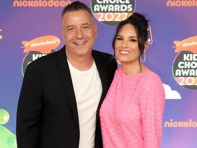 <p>Jeff Kravitz/FilmMagic</p> Marc D'Amelio and Heidi D'Amelio attend the 2022 Nickelodeon Kid's Choice Awards