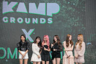 Momoland arrives on the red carpet. (PHOTO: Kamp Singapore)