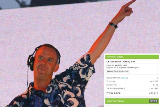 Fatboy Slim will headline the festival in Brighton this July