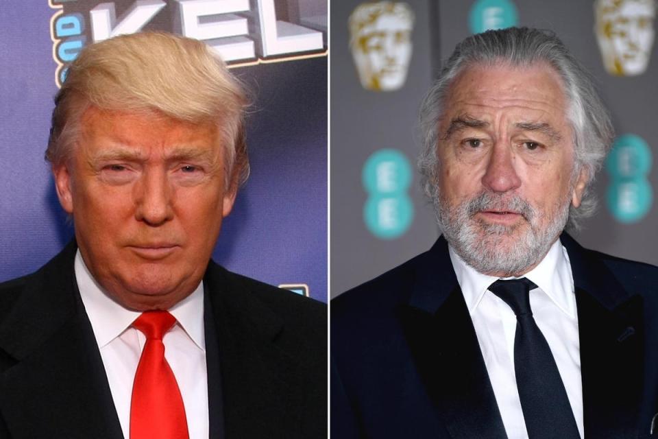 Trump hit out at De Niro in December (Getty)
