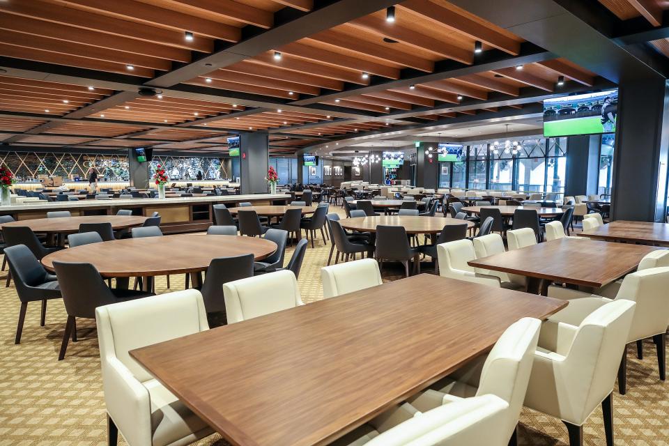 A look inside the completed Club SI as part of the new $200 million paddock at Churchill Downs. Wednesday, April 24, 2024