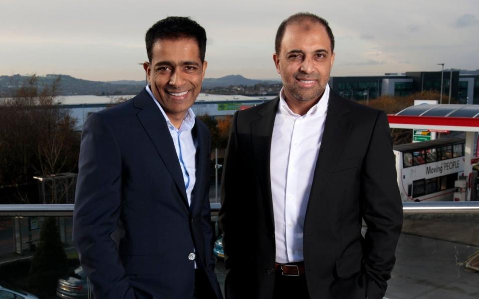 Mohsin, left, and Zuber Issa bought Asda from Walmart in 2021