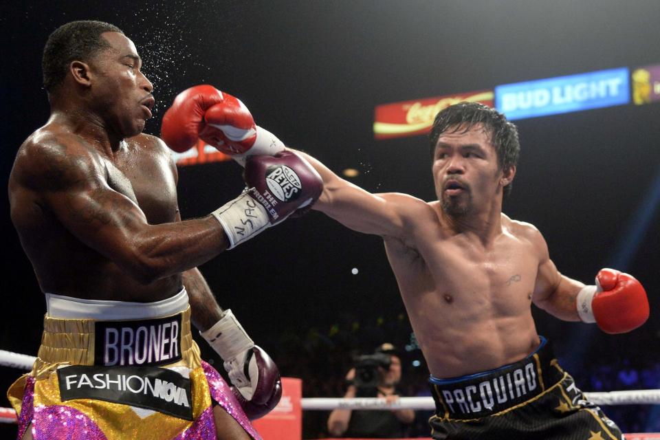 Pacquiao impressively beat Broner in January Photo: USA TODAY Sports