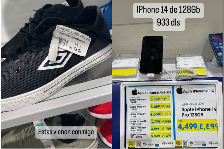 En sus historias subió imágenes de los precios de diversos rubros (Foto:Captura de Instagram @diegobrancatelli)