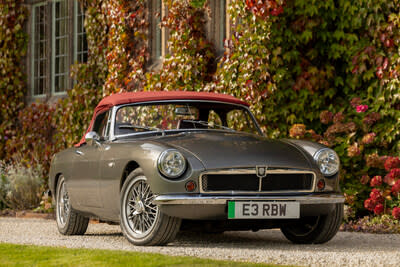 The all new RBW Roadster, a classic, hand-built British EV sports car.