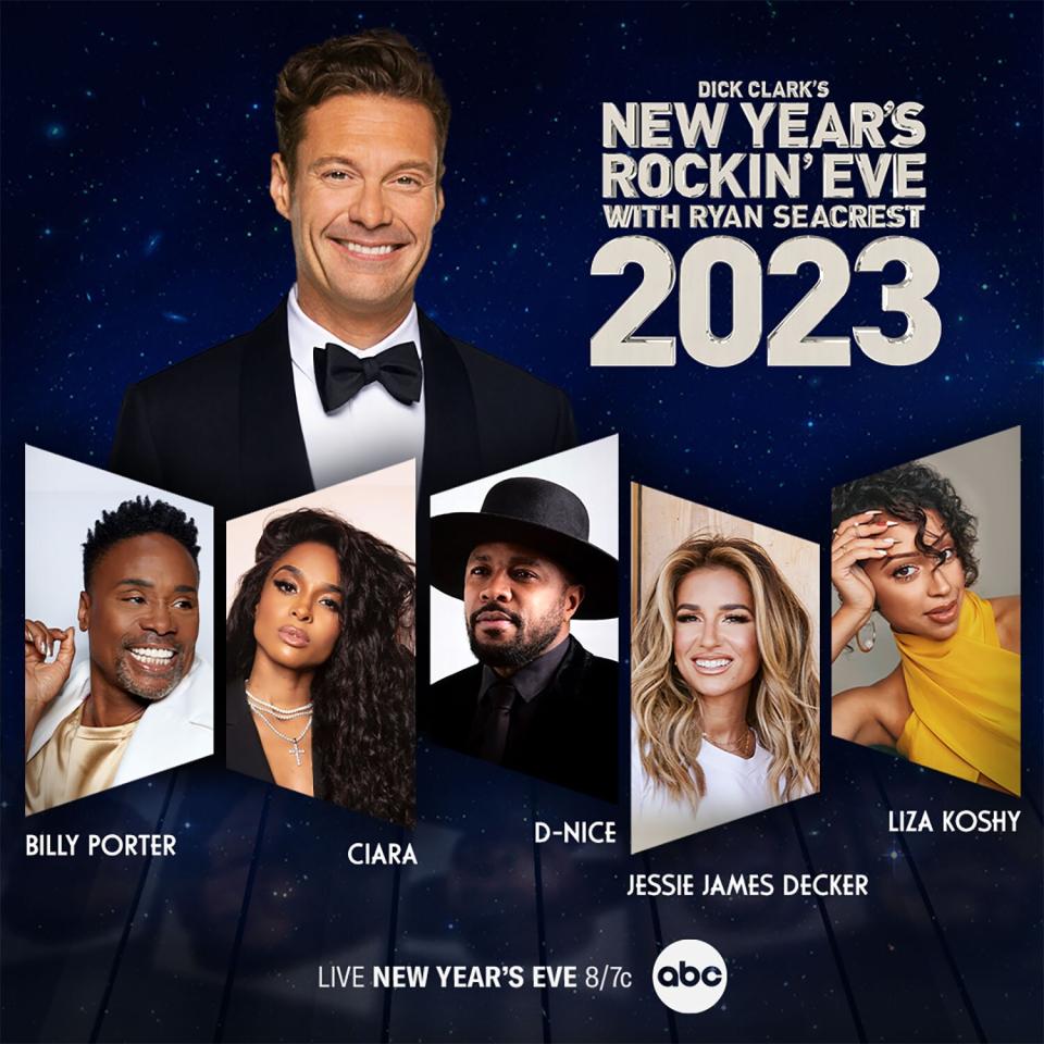 Dick Clark's new year's rockin' eve with ryan seacrest 2023