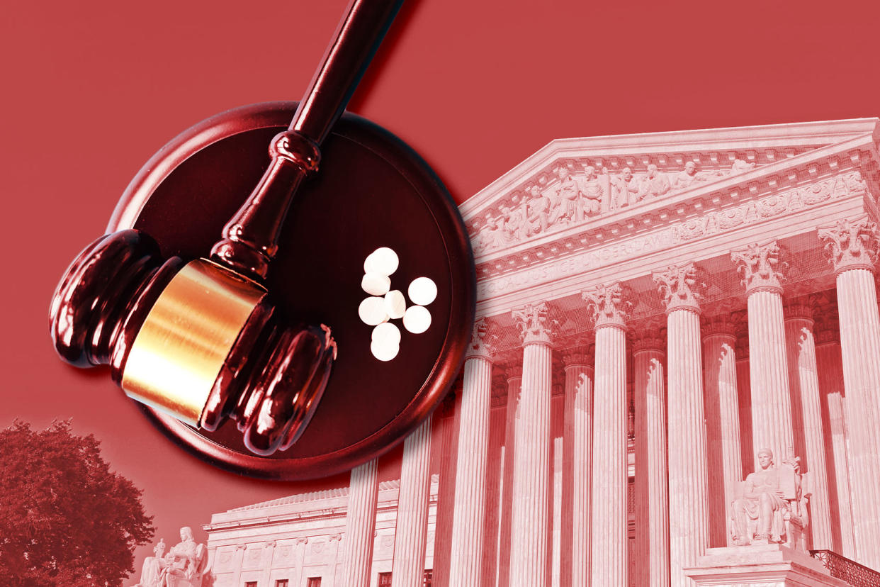 Gavel with Pills, and the US Supreme Court Photo illustration by Salon/Getty Images