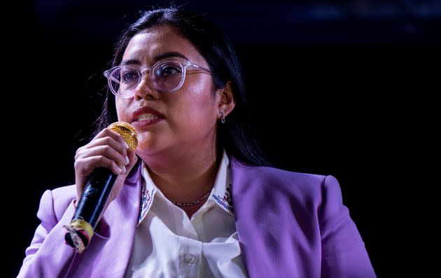 Progressive attorney Jessica Cisneros is hoping to unseat Rep. Henry Cuellar (D) in the runoff election on May 24.  (Photo: Brandon Bell/Getty Images)