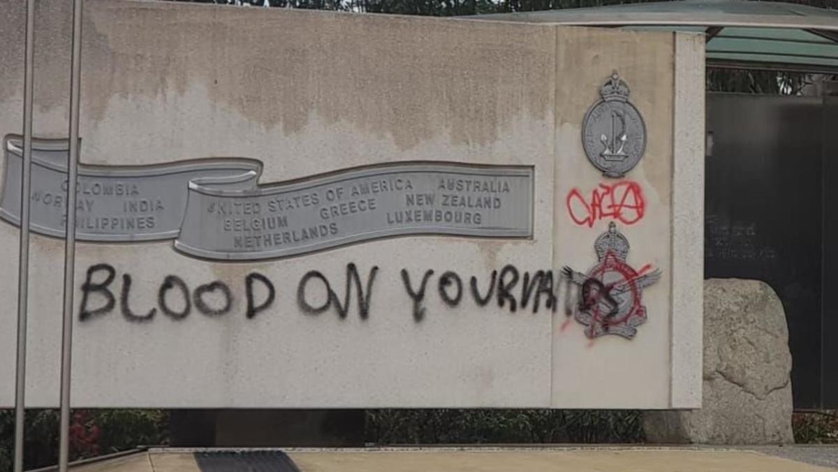 “Inexcusable”: War memorials defaced