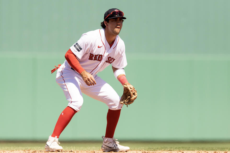 Marcelo Mayer。（Photo by Maddie Malhotra/Boston Red Sox/Getty Images）