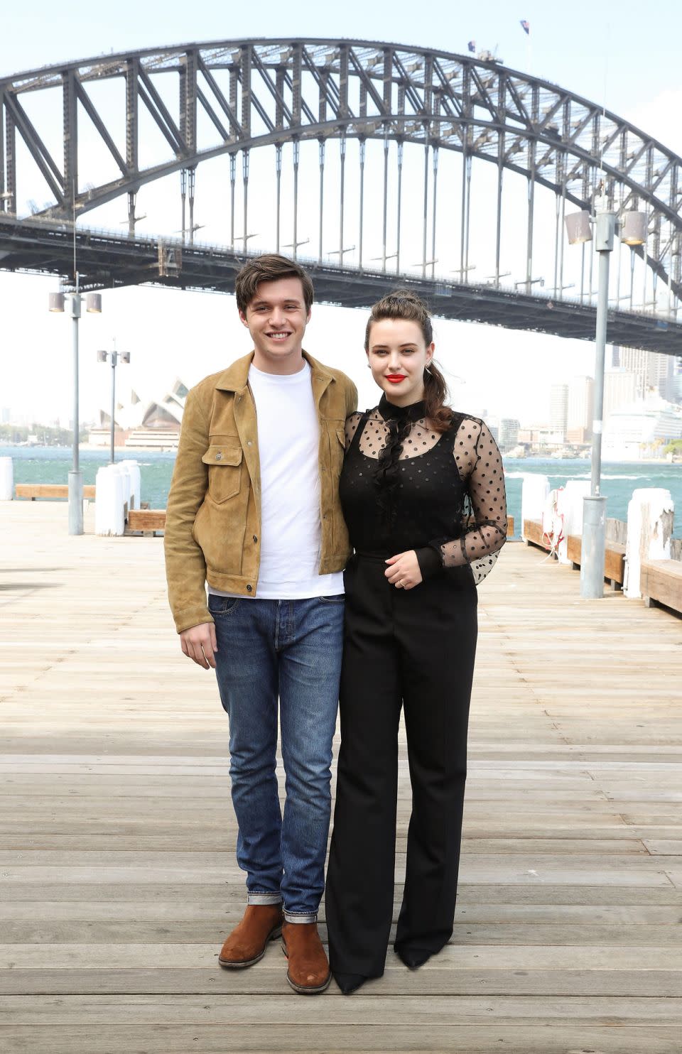 While Katherine Langford chatted to Be with Nick Robinson, the pair discussed how she encouraged her Love, Simon co-star to give a fair dinkum attempt at some Aussie slang. Source: Getty