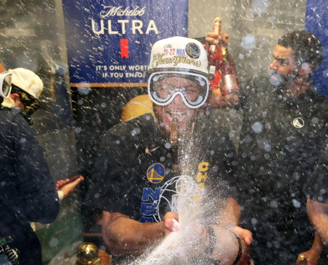 Kings Locker Room Celebration in Toronto