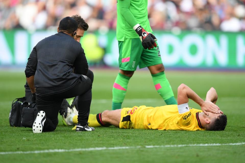 ‘It was a partial tear of my achilles, where it meets the calf, so it was a bit of an unusual one. It wasn’t fully ruptured’ (Getty Images)