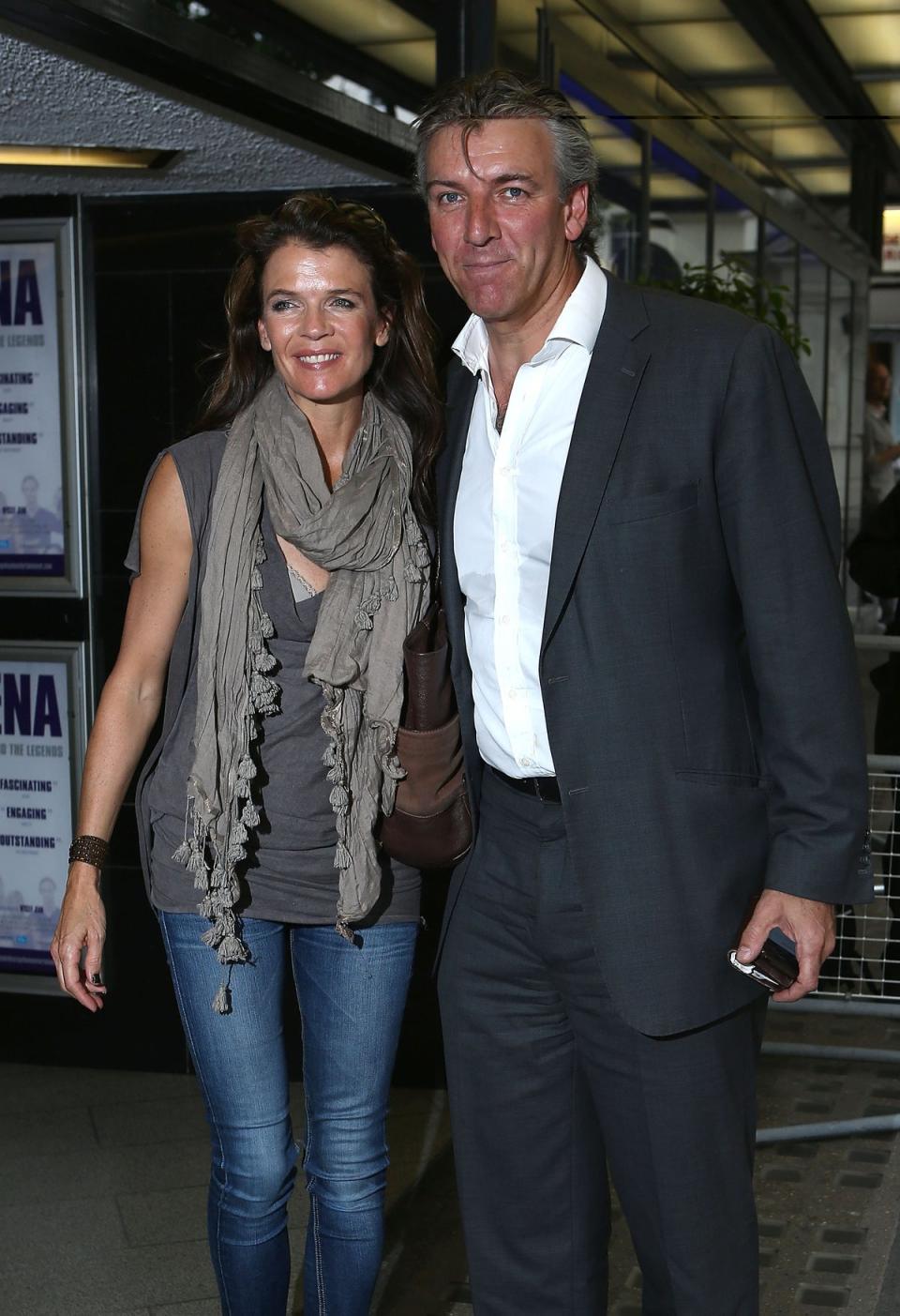 Annabel Croft and her late husband Mel Coleman (Getty Images)