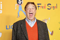 <p>John Goodman is overjoyed at the TUBI's <em>The Freak Brothers</em> experience at Fred Segal on Dec. 6 in L.A.</p>