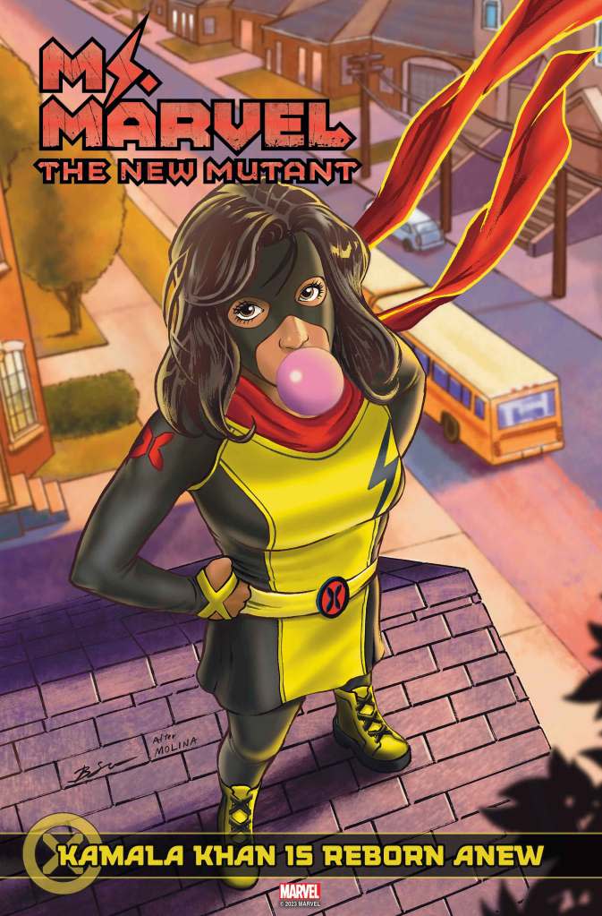 MS. MARVEL: THE NEW MUTANT #4 Homage Variant Cover by Benjamin Su