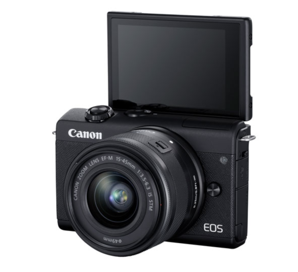 Canon EOS M200 Mirrorless Camera with 15-45mm IS STM Lens Kit (Image via Best Buy Canada). 