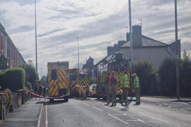 The scene on Livesey Branch Road <i>(Image: Shad Chefs/Facebook)</i>