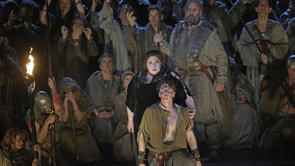 Angela Meade in the title role of Bellini's "Norma" at the Metropolitan Opera in 2017.
