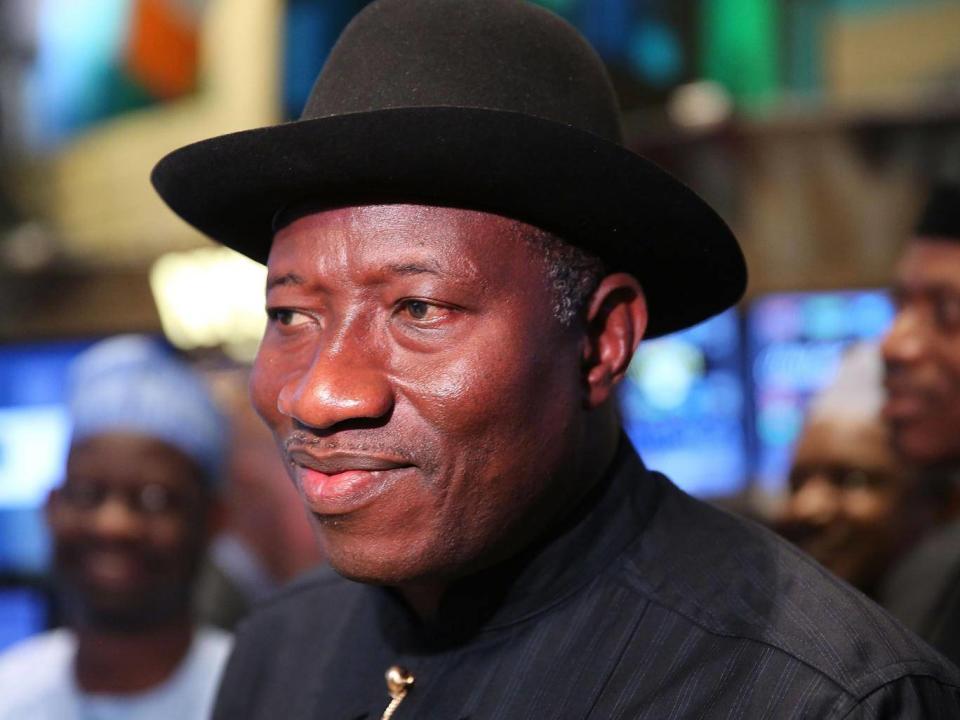 Former Nigerian president Goodluck Jonathan is alleged to have received a kickback from OPL 245 (Getty)