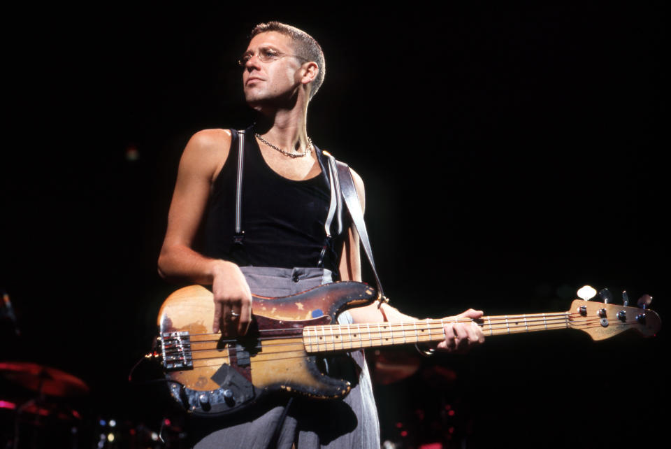 U2's Adam Clayton in 1987