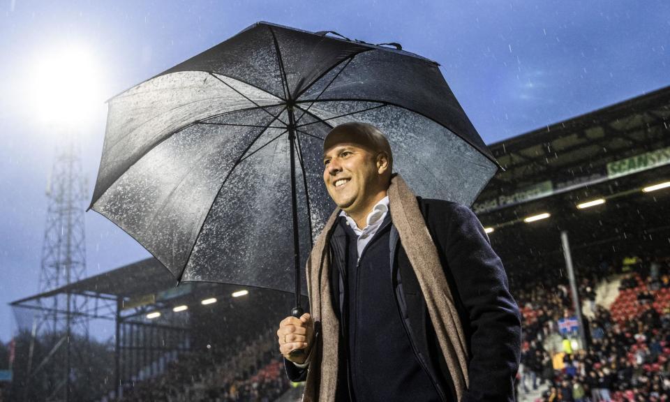 <span>Arne Slot guided Feyenoord to the Eredivisie in his second season at the club.</span><span>Photograph: Hollandse Hoogte/Shutterstock</span>