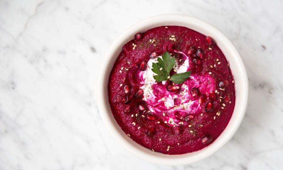 This Roasted Beet Hummus Recipe Can’t Be Beat