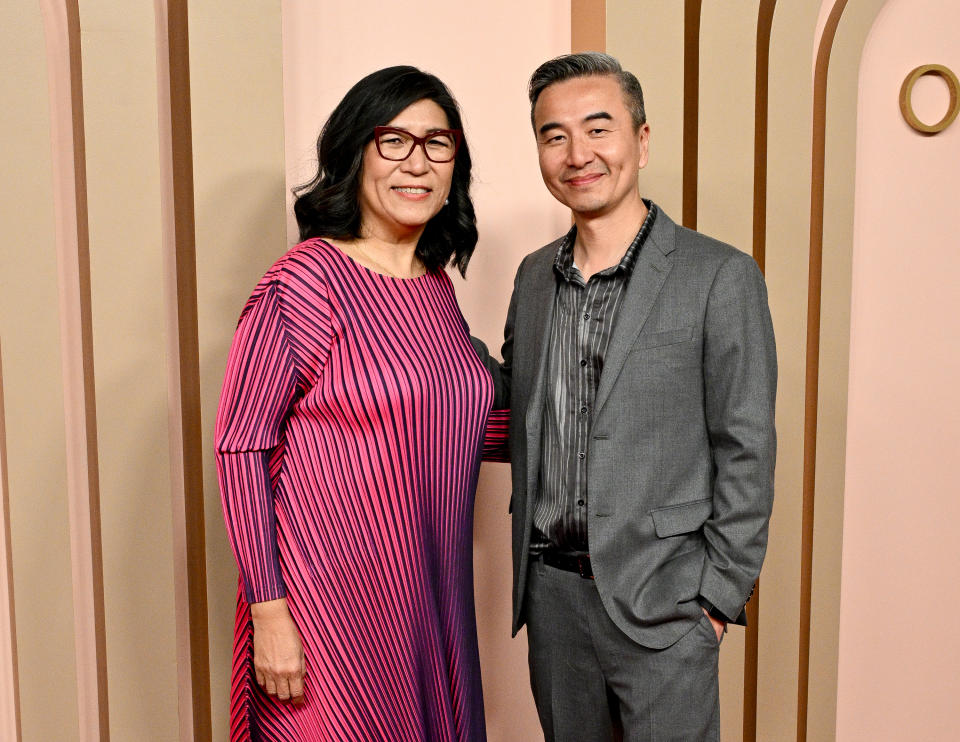 Producer Jean Tsien and director S. Leo Chiang Oscars Nominee Luncheon.