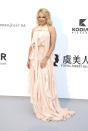 En la última amfAR Gala de Cannes también vimos a Pamela Anderson vestida con un desafortunado modelito de Ingie Paris. (Foto: Vianney Le Caer / Invision / AP)