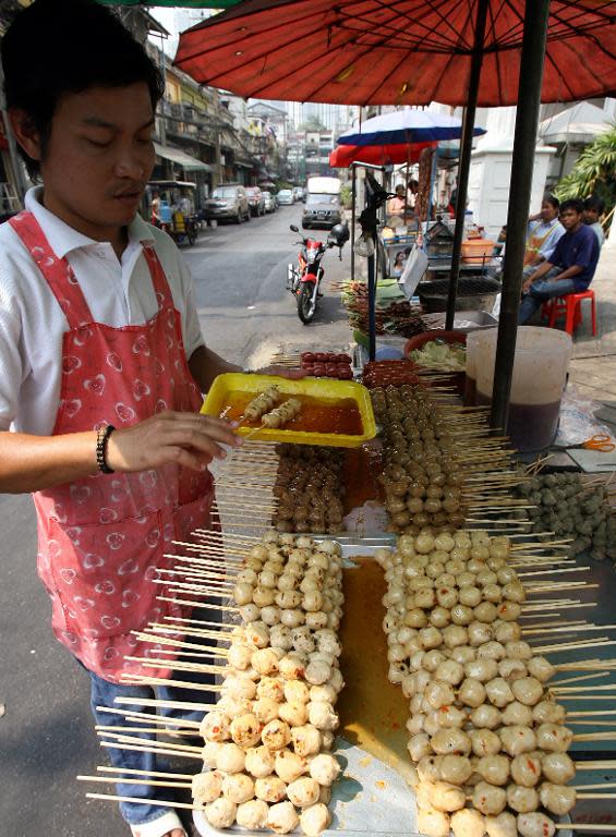 According to Bangkok's town hall, there are 20,000 registered vendors, but thousands more operate without a permit in a nation where a sprawling informal sector accounts for Thailand's remarkably low unemployment rate