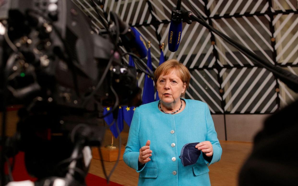 Angela Merkel wants to reopen dialogue with the Kremlin - GETTY IMAGES