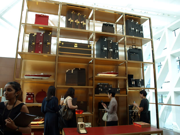 Travel Room, at the Louis Vuitton Island Maison. (Yahoo! photo)