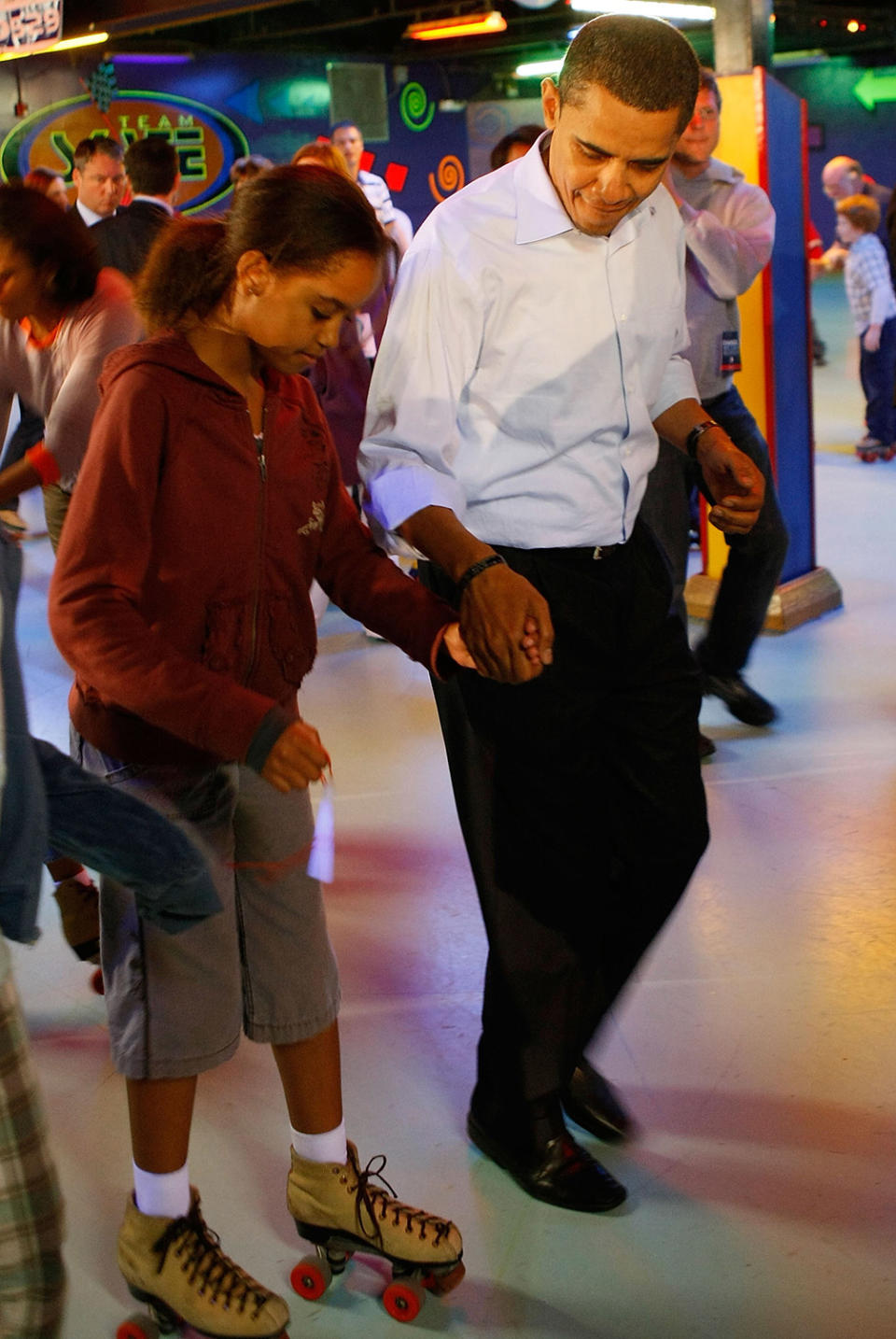 President Barack Obama & Daughter Malia